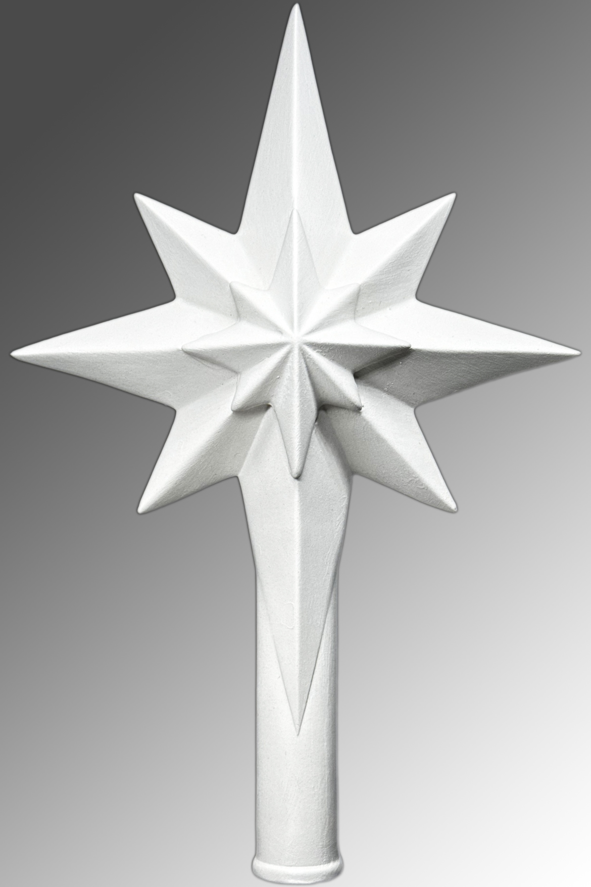 Фарфоровая елочная игрушка Звезда Вифлеемская 23 см  ЗВФ-ЗВ